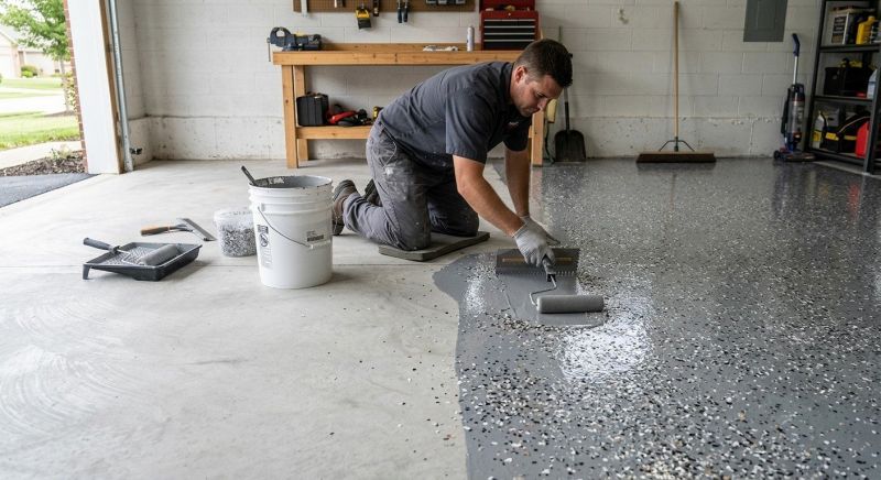 Garage Concrete Coating in Alexandria, VA