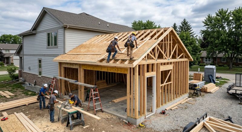Garage Construction in Katy, TX