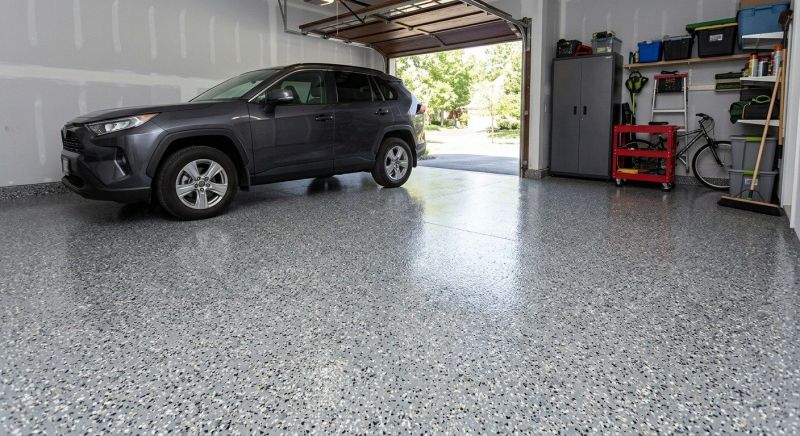 Garage Floor Epoxy Installation in Winston Salem, NC