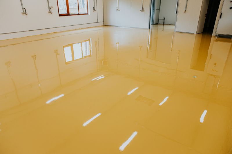 Speckled Garage Floor Painting in Winston Salem, NC